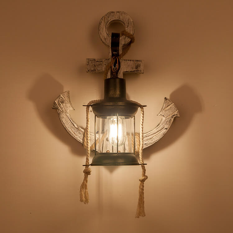 Dorian – Industrielle Retro-Wandleuchte im Anker-Design