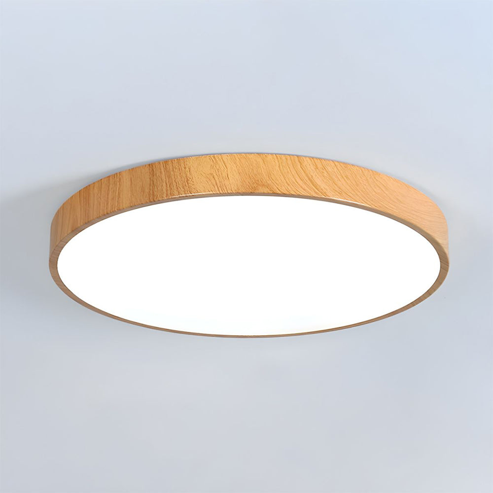 Lian – LED-Deckenleuchte in Holzoptik