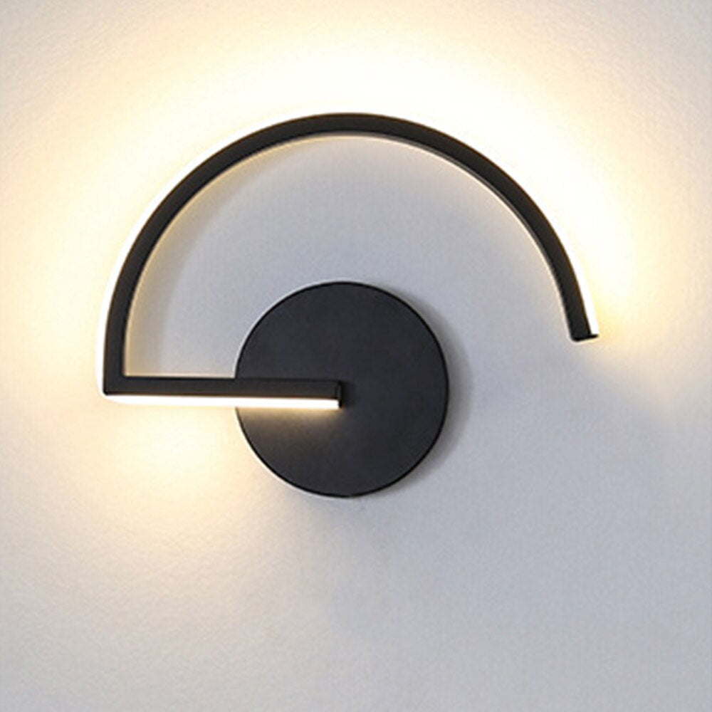 Saran – Minimal Art Halbkreis Wandlicht