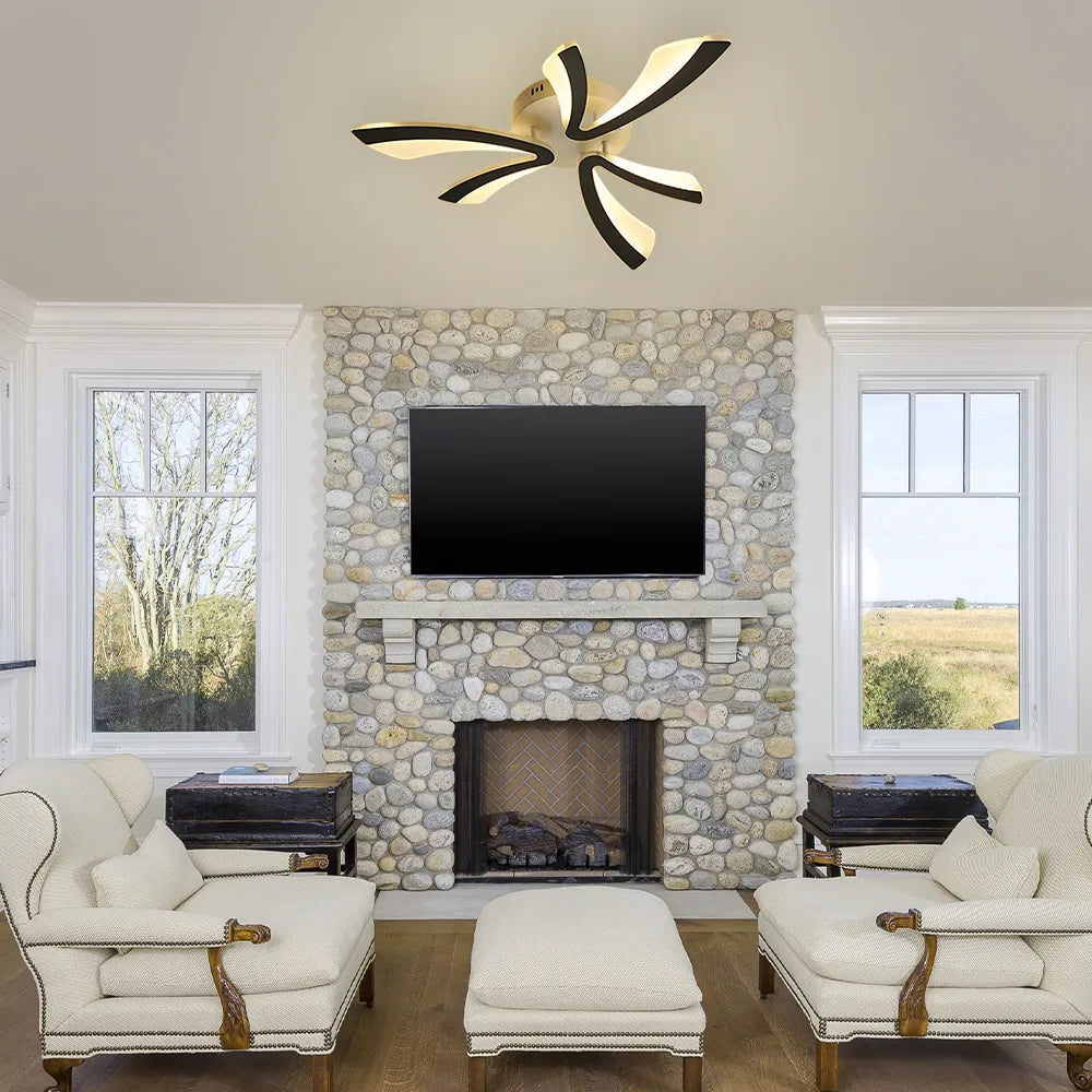 Myra – Moderne Acryl Petal LED Deckenlampe