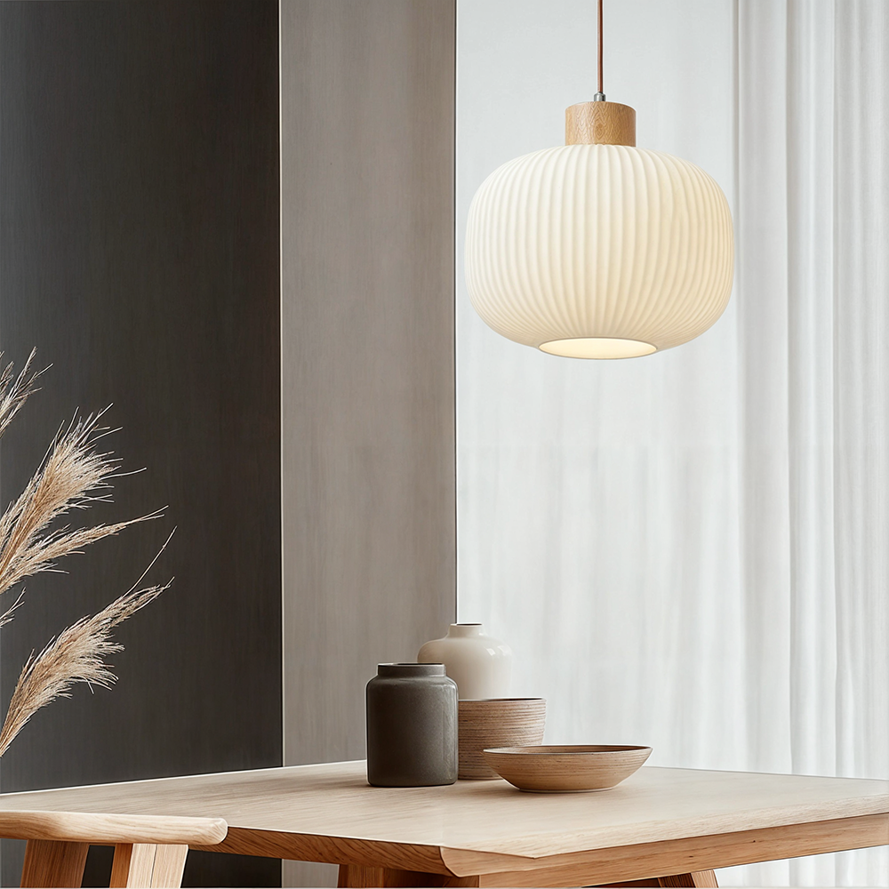 Akari – Japanische Glas-Pendelleuchte