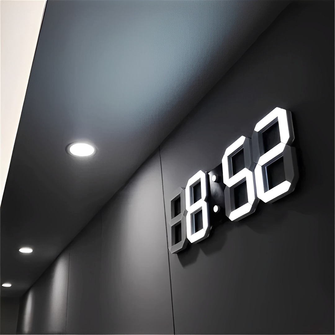 Lumino – Leuchtende LED Design-Wanduhr