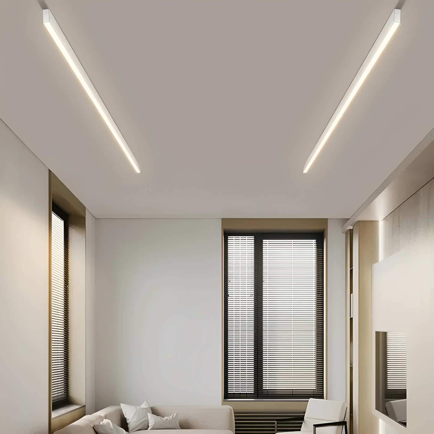 Lorin – Minimalistische Lineare LED-Deckenleuchte