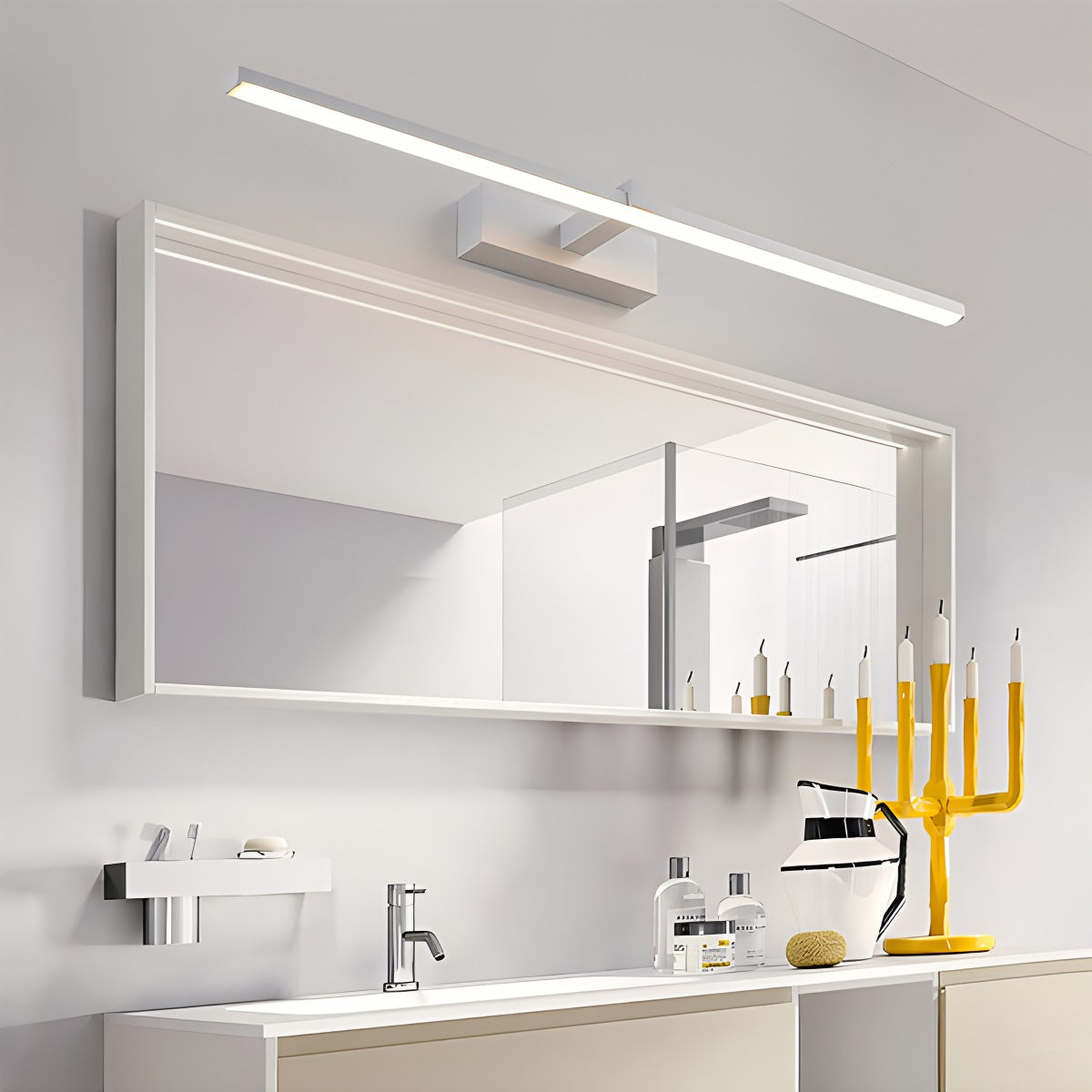 Mizuki – Nordische LED Spiegel-Wandleuchte