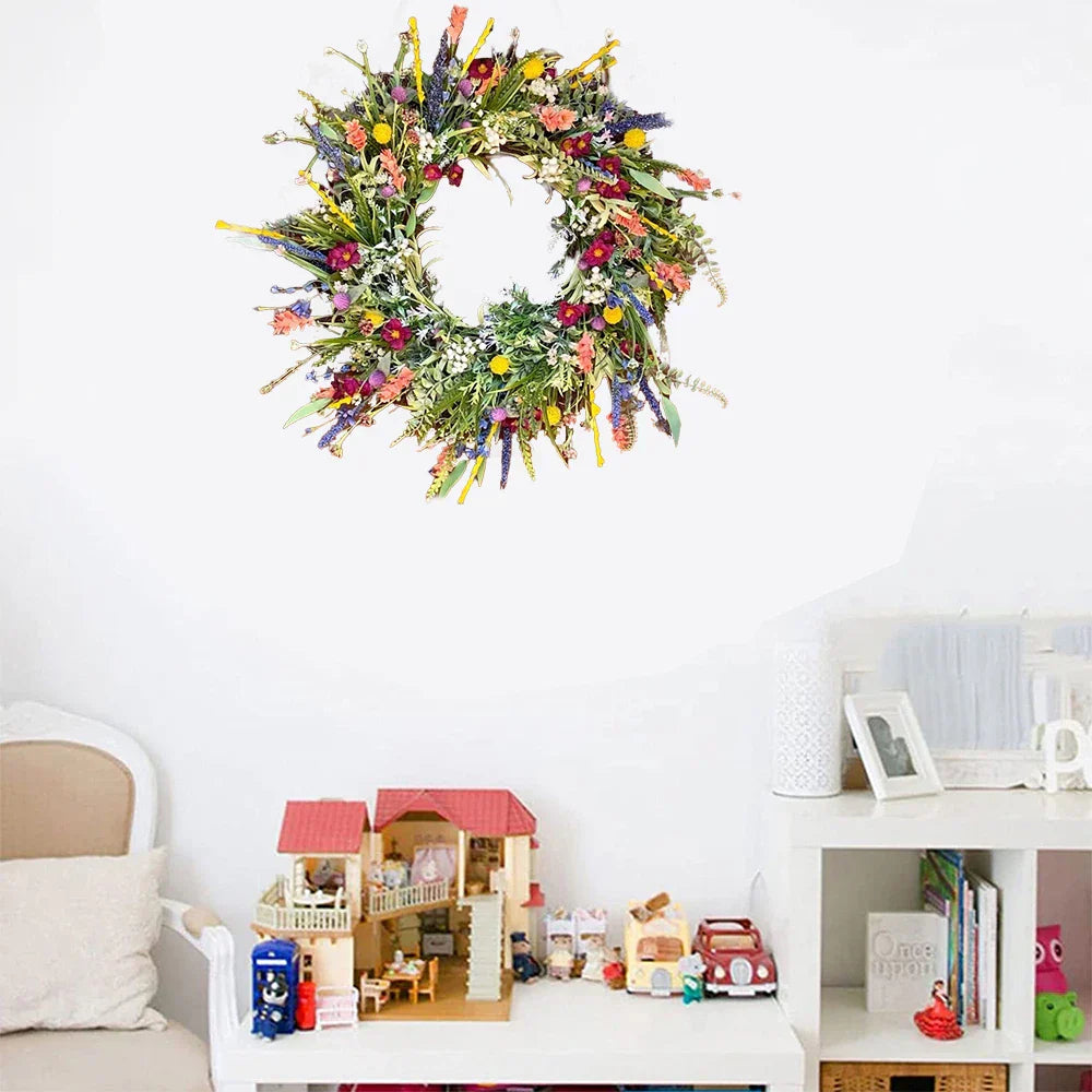 Willow – Simulierte Pflanzen Wildblumen Kranz Dekoration