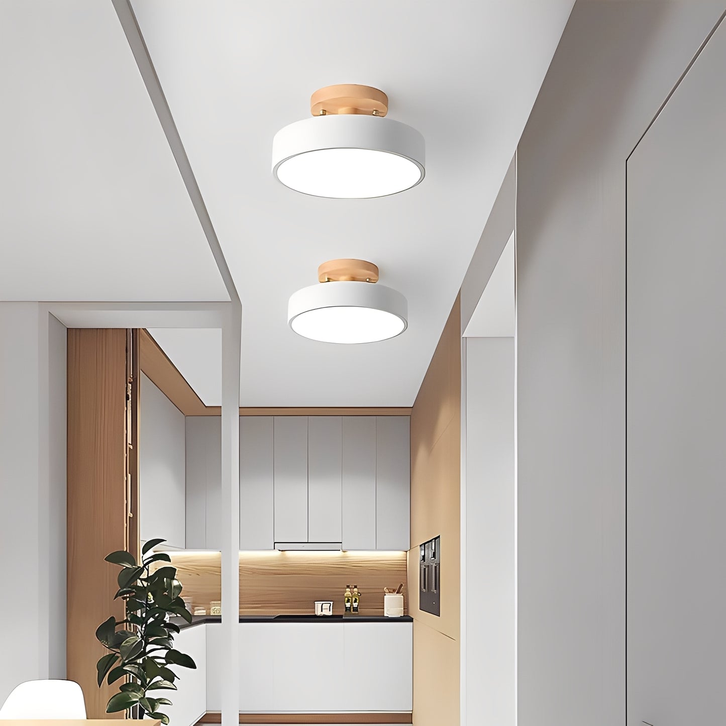 Akagi – Minimalistische Nordic Aisle Deckenleuchte
