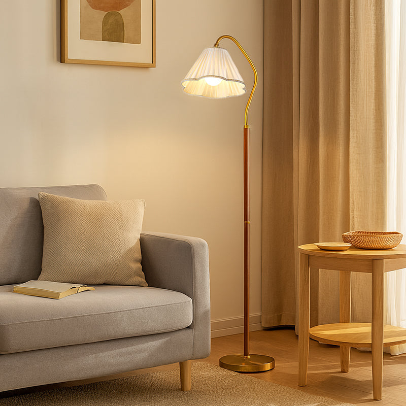 Annie – Japanische Vintage Blumen-Stehlampe