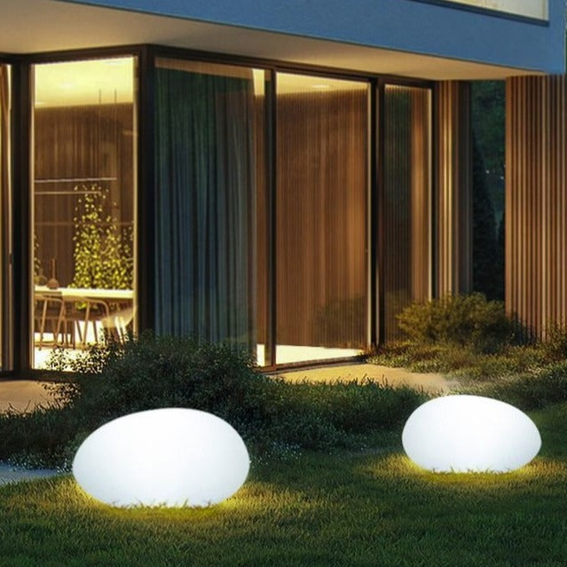Nele – LED Gartenleuchte im Stein-Design