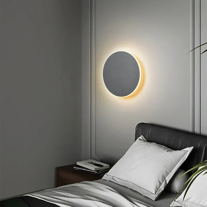 Zeitlose LED-Wandlampe – Runde Designleuchte für Flur, Schlafzimmer oder Wohnzimmer