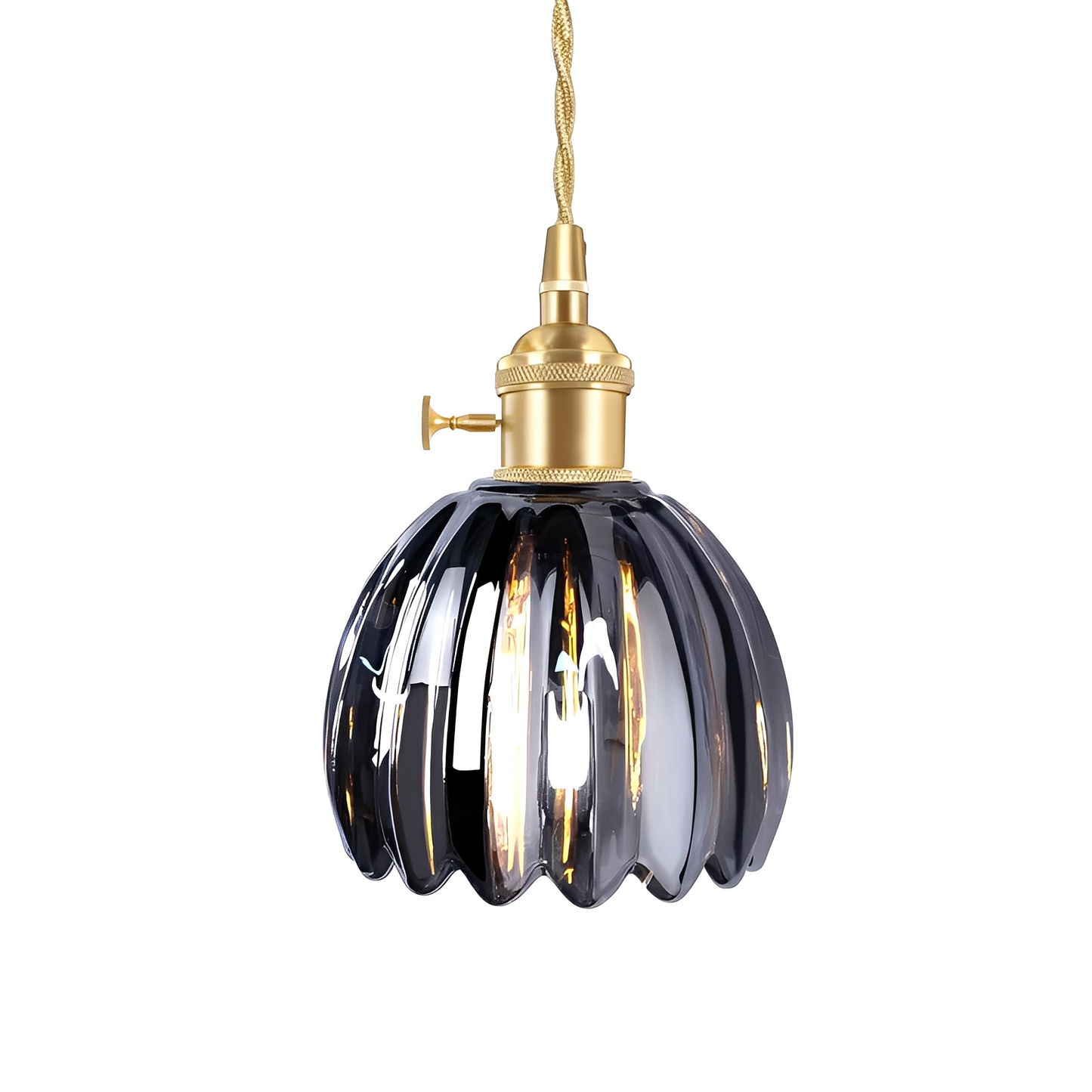 Sakumi – Nordic Glasblumen-Deckenlampe