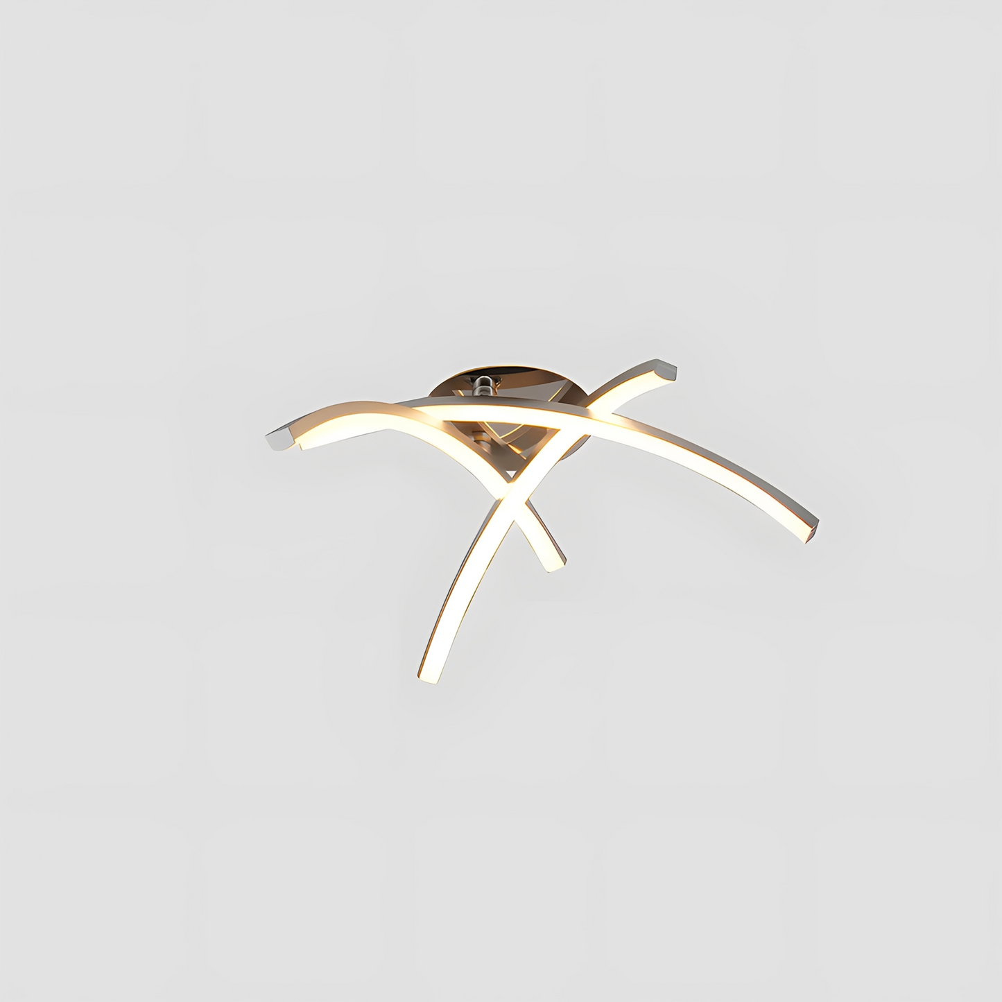Karina – Nordic Trident Arc LED Deckenleuchte