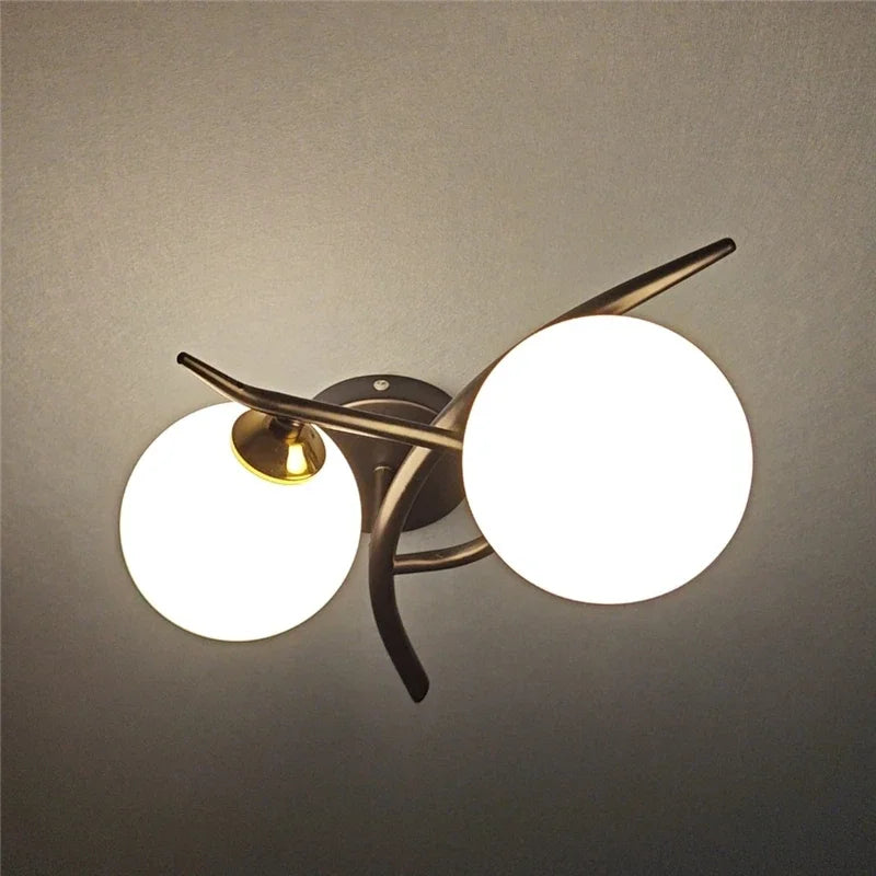 Brin – Amerikanische Glas-Wandleuchte