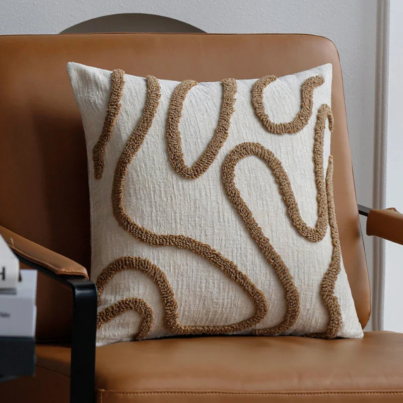 Sabella – Boho Chenille Sierkussen