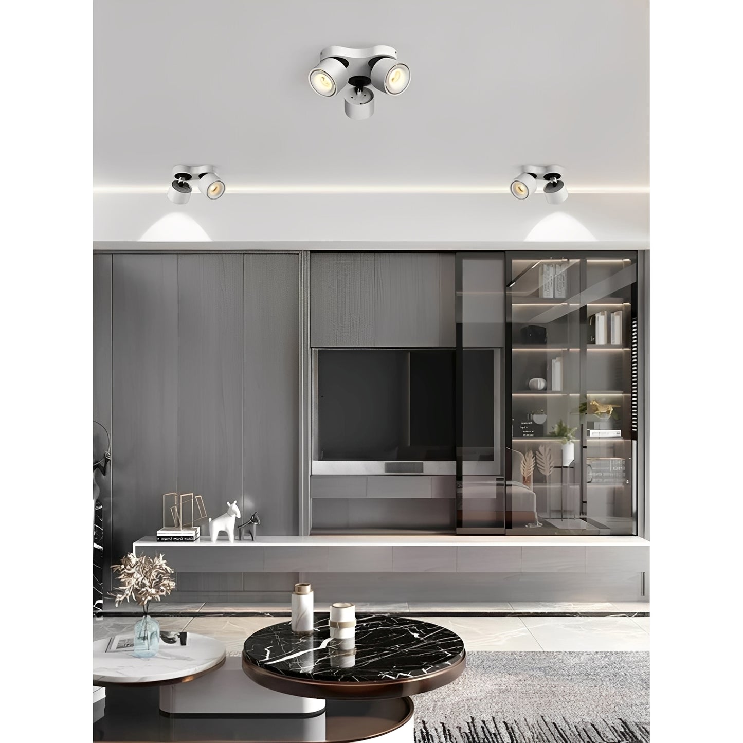 Tricos – Doppelte LED-Plafondlampe