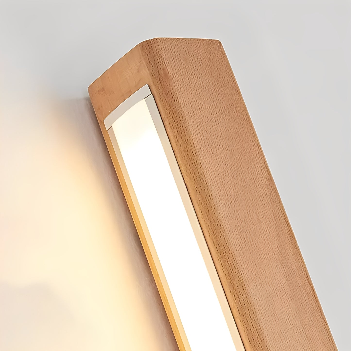 Clyde – Lange Wandlampe im Einfachen Log-Stil