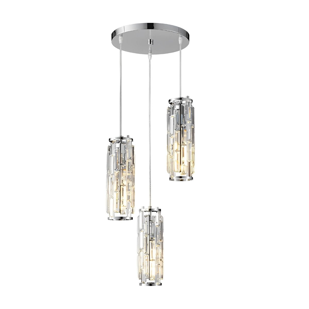 Seraphina – Kreative Eisen-Kristall-Glas Pendelleuchte