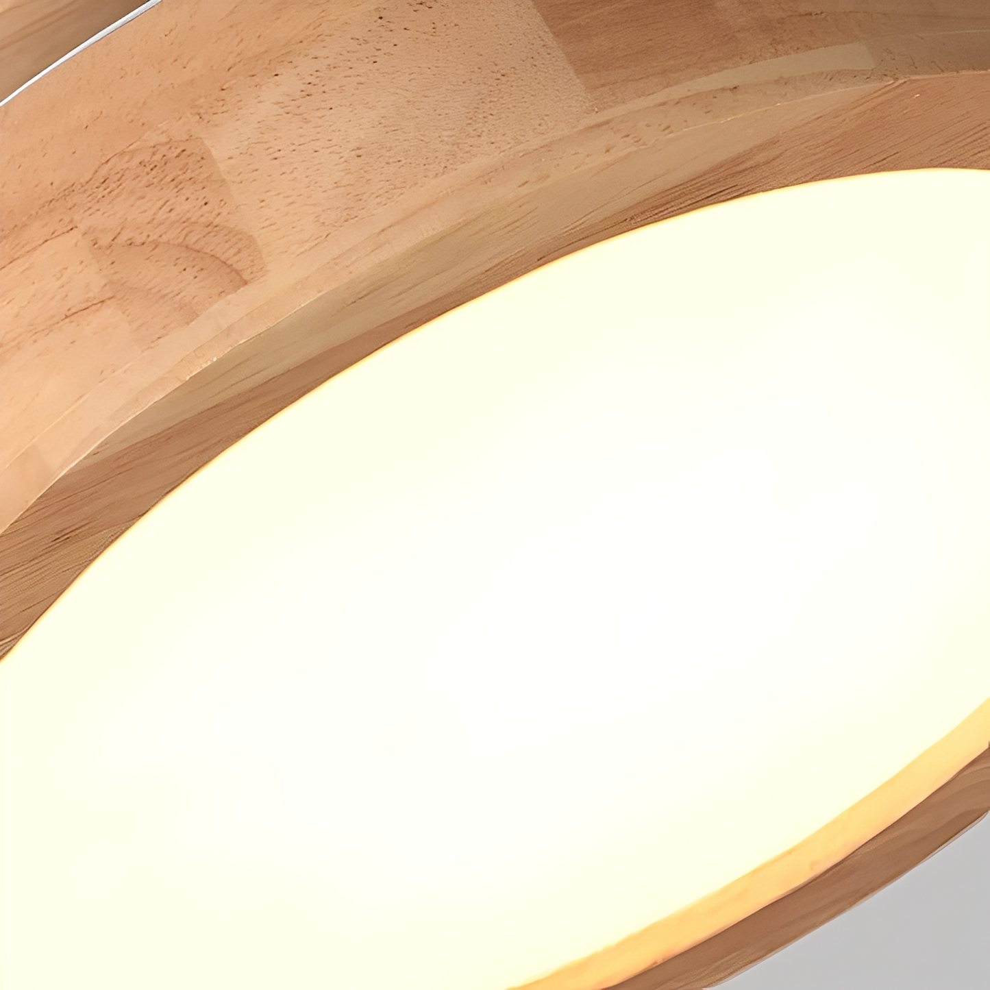Airi – Runde Deckenlampe aus Holz