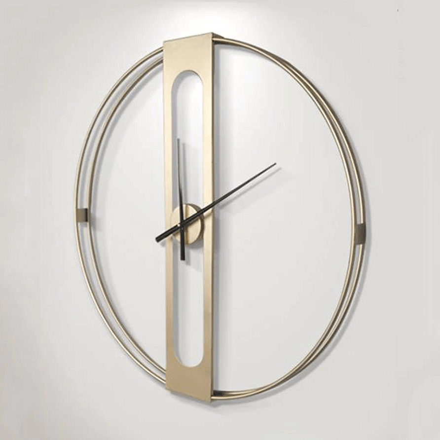 Jumz – Goldene Minimalistische Wanduhr