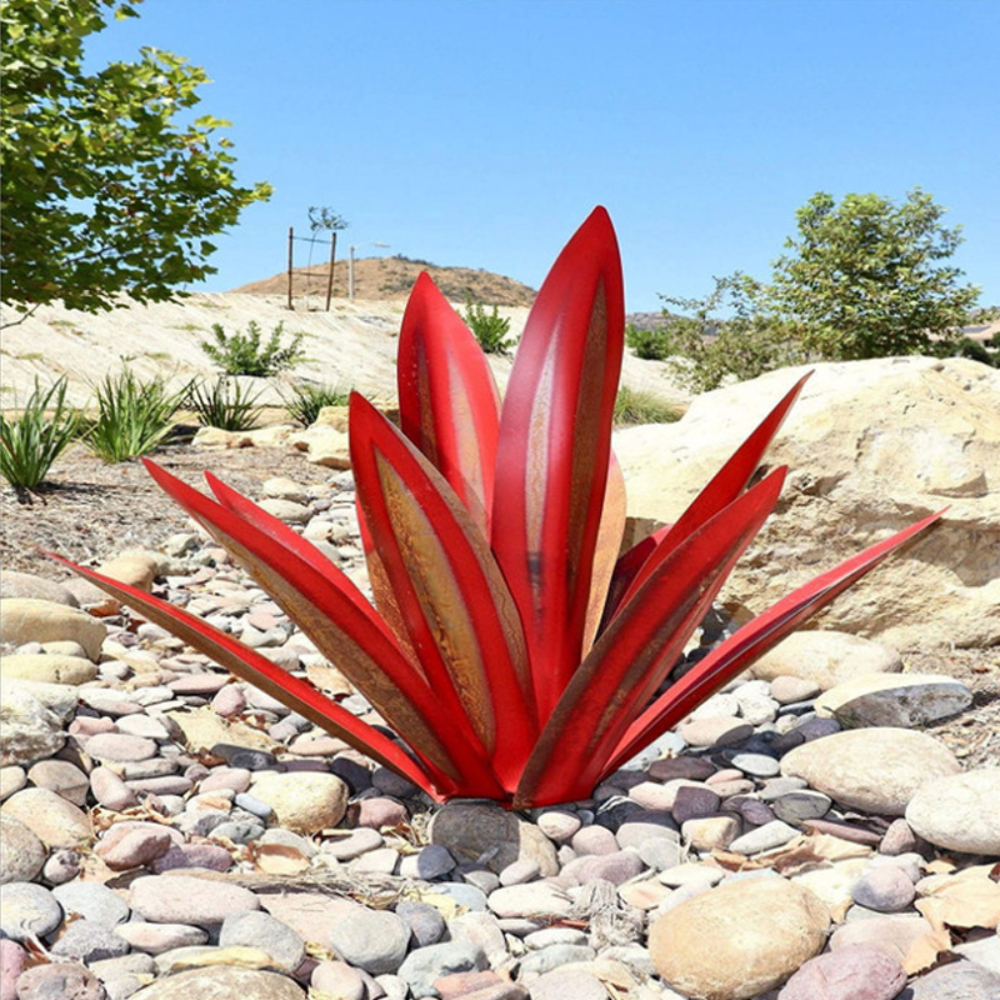 Marvida – Metall-Tequila Blattskulptur