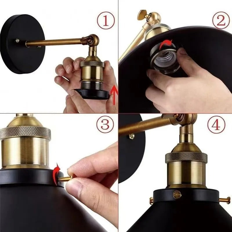 Miles – Nordic Amerikanische Wandlampe