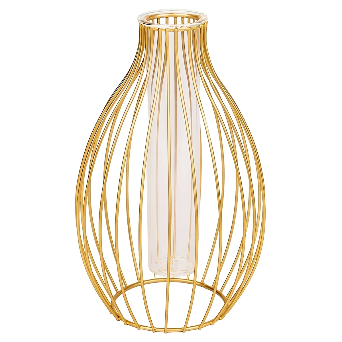 Rye – Ausdrucksstarke Vase in Gold