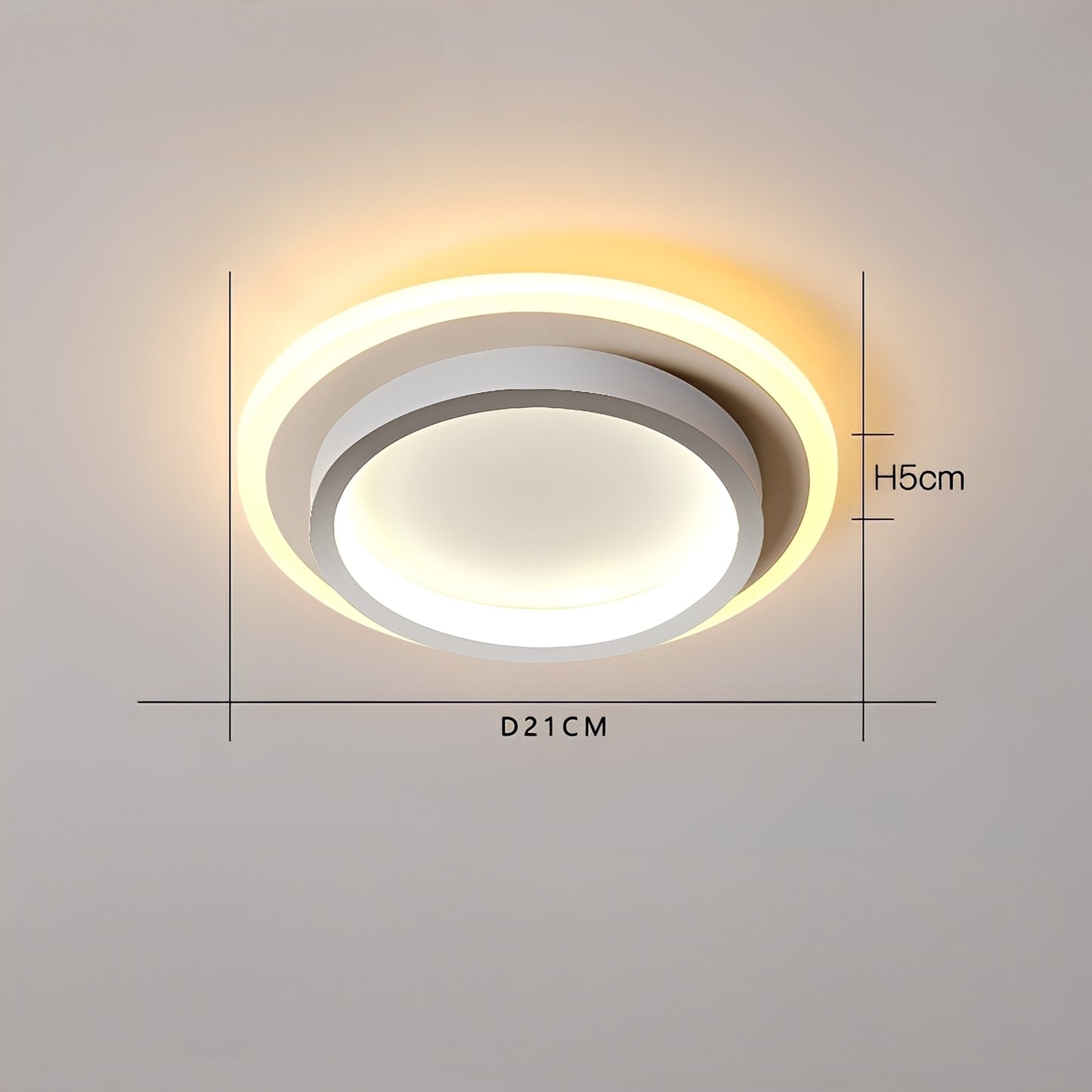 Tania – Minimalistische LED-Plafondleuchte