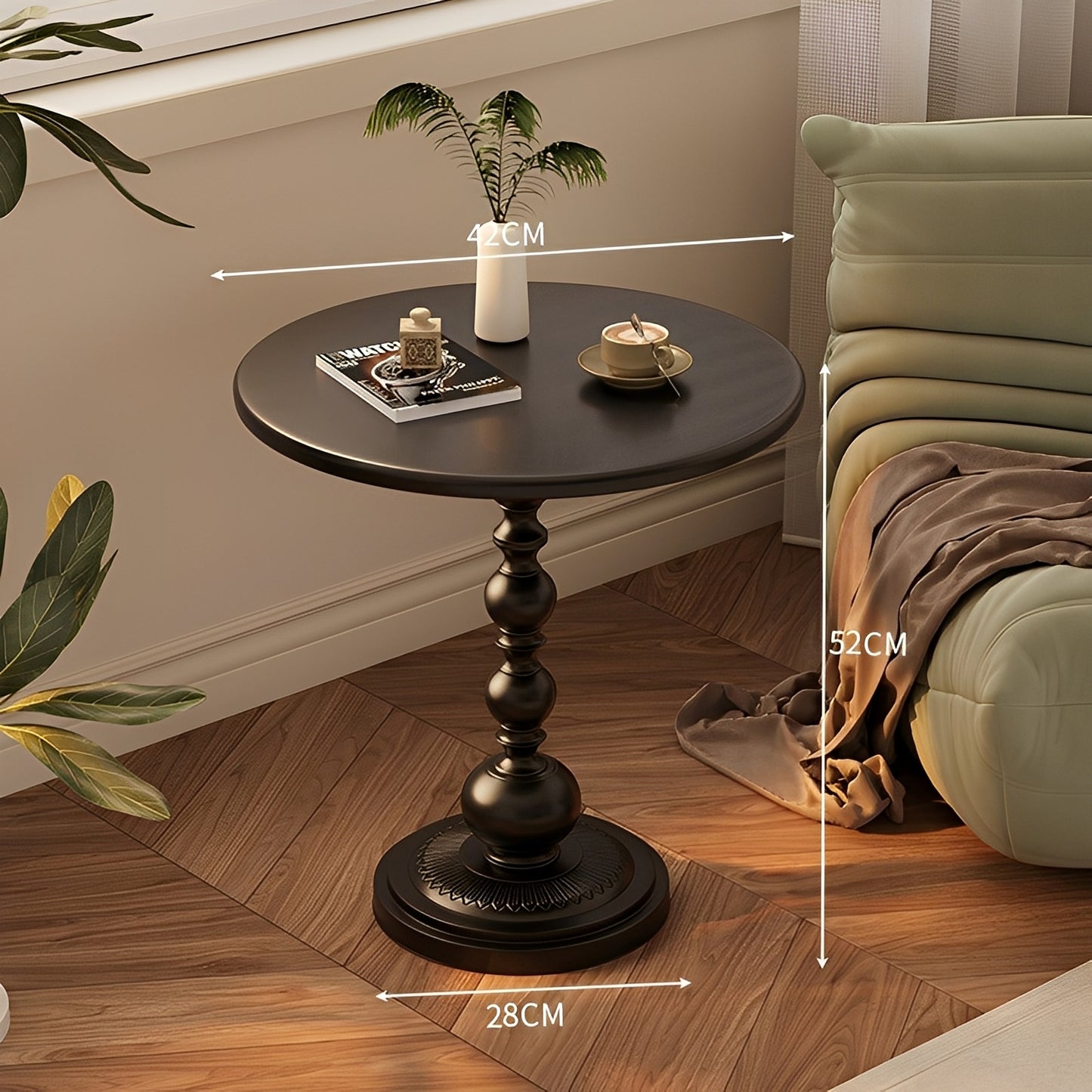 Mariselle – Vintage Moderner Runder Beistelltisch