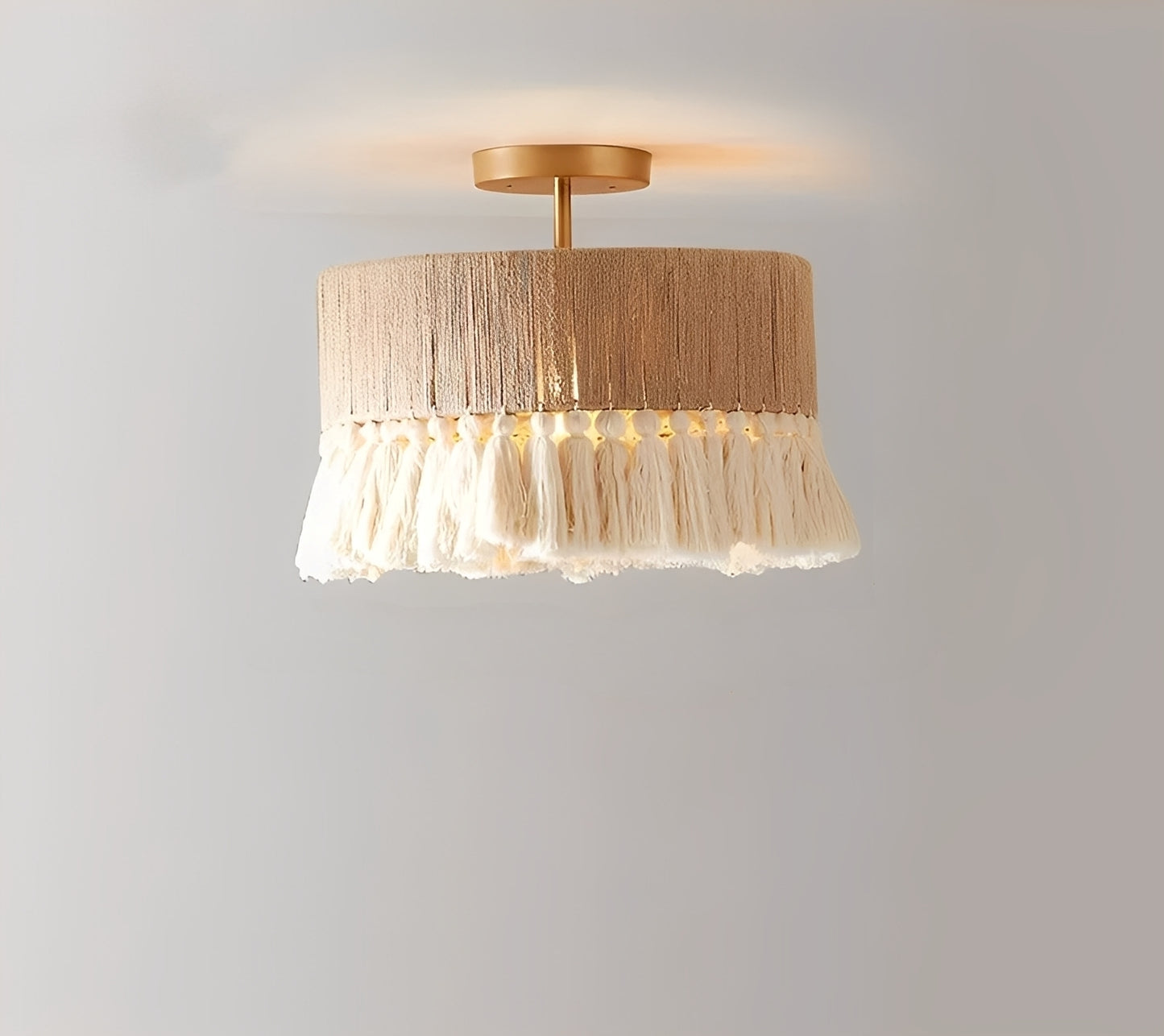 Serena – Boho Vintage Hängeleuchte mit Quasten