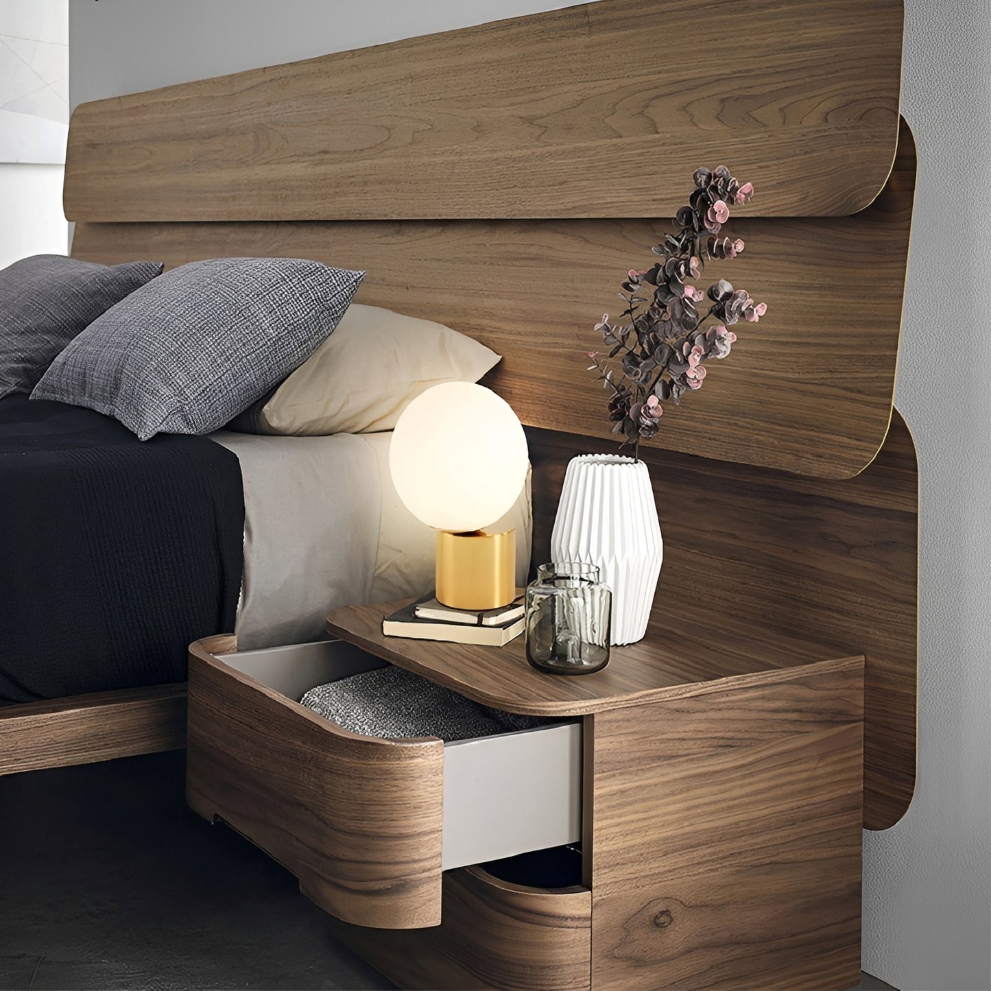 Alex – Moderne Nordic Glas-Tischleuchte