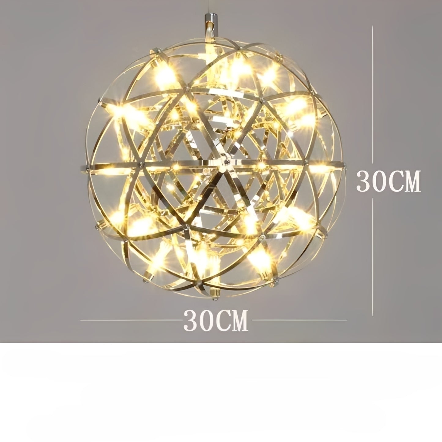 Reina – LED Kugel Design-Kronleuchter