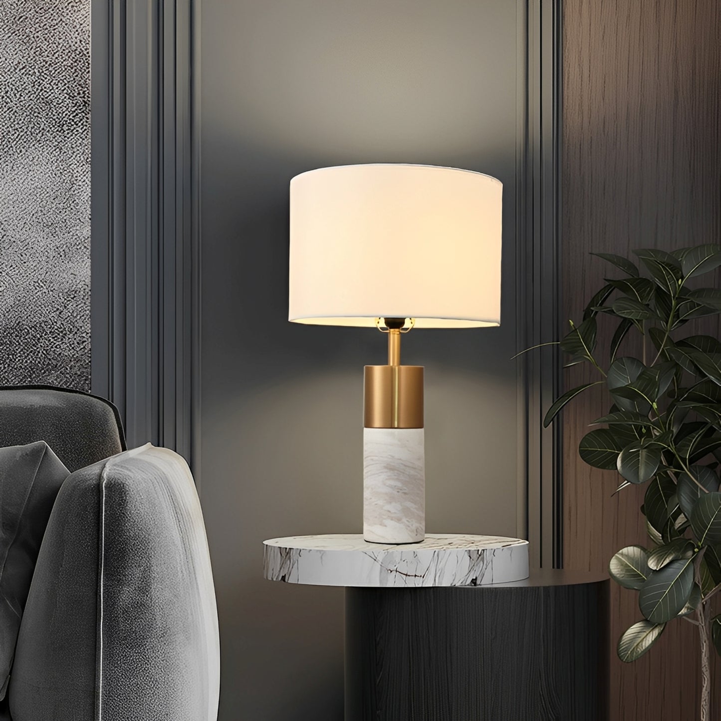 Valen – Postmoderne Luxus-Marmortischlampe