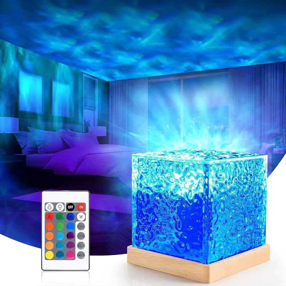 Aiko – Rotierende Wasserwellen Projektionslampe
