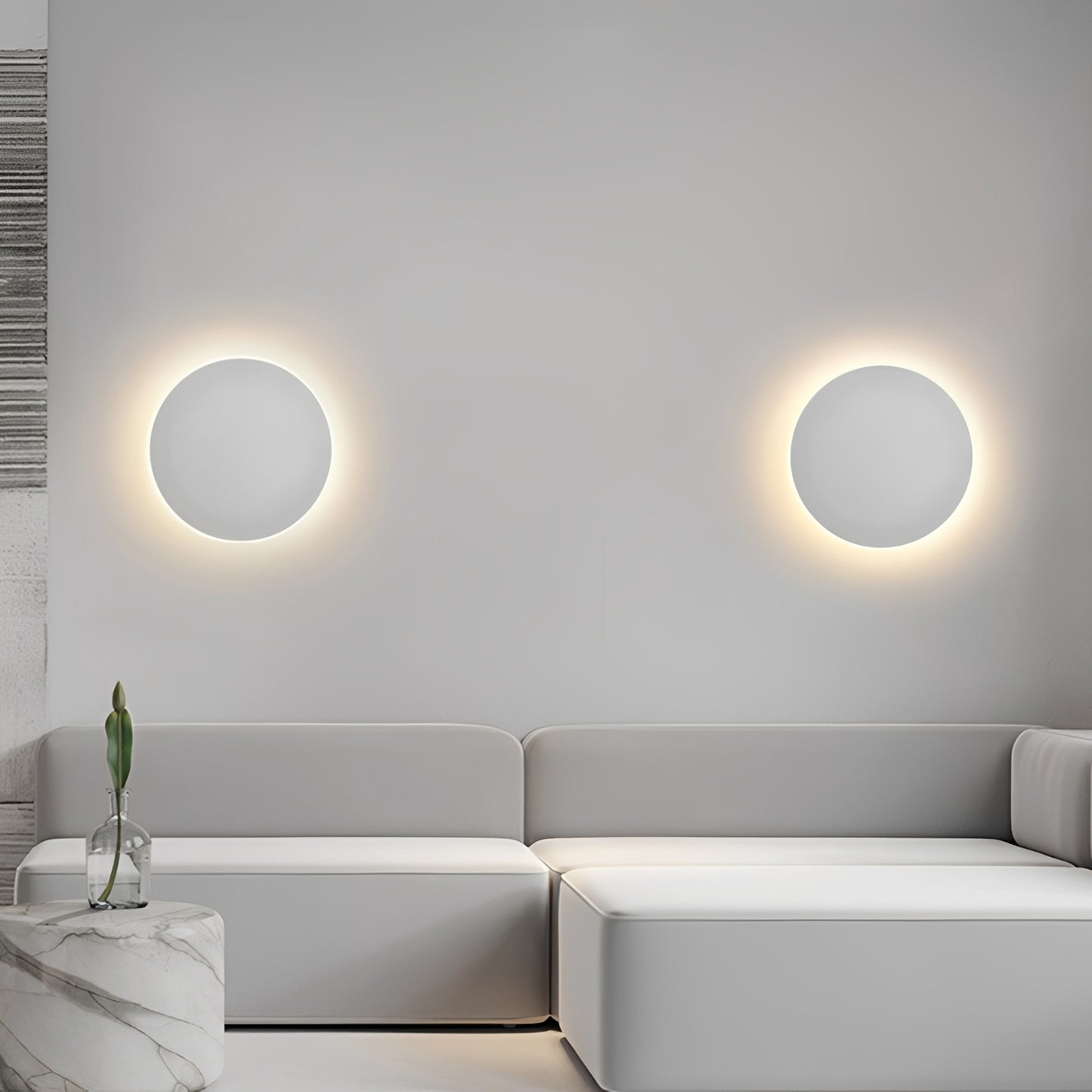 Lunor – Runde LED-Wandlampe