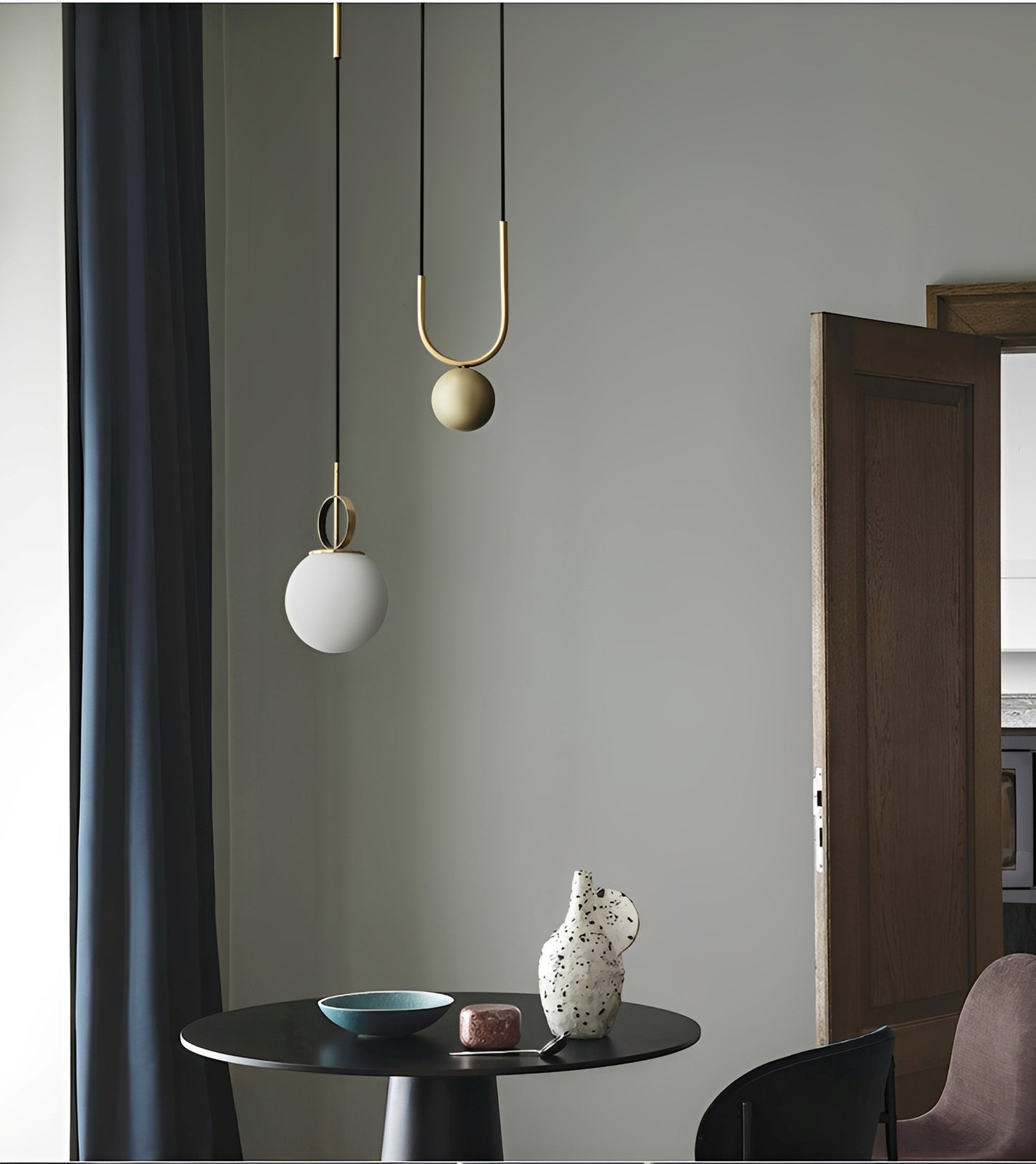 Vireo – Postmoderne Glas-Kugel Designer-Hängeleuchte