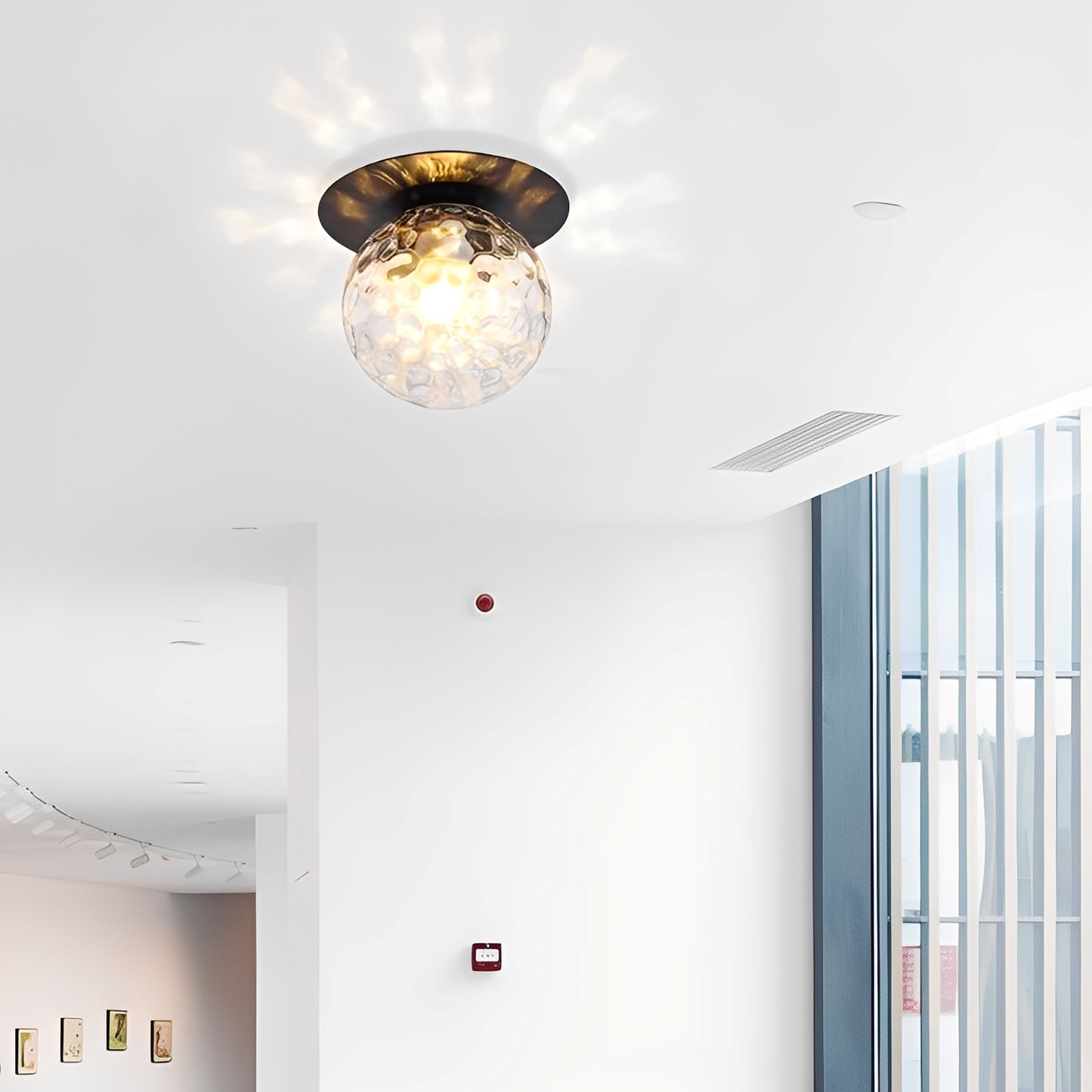 Elin – Nordische Glasball-Wandleuchte