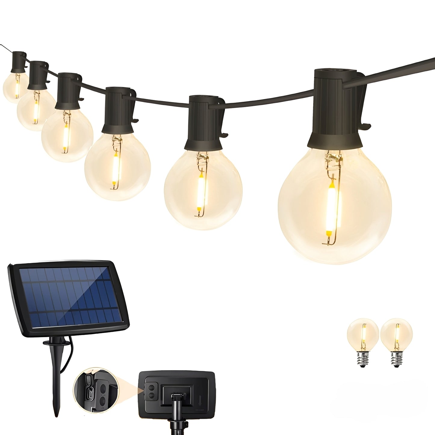 Aria – Solar-Lichterkette für den Außenbereich
