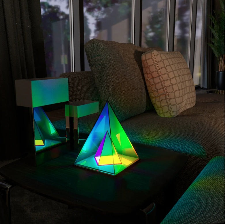 Arielle – 3D Regenbogen Acryl LED-Tischlampe