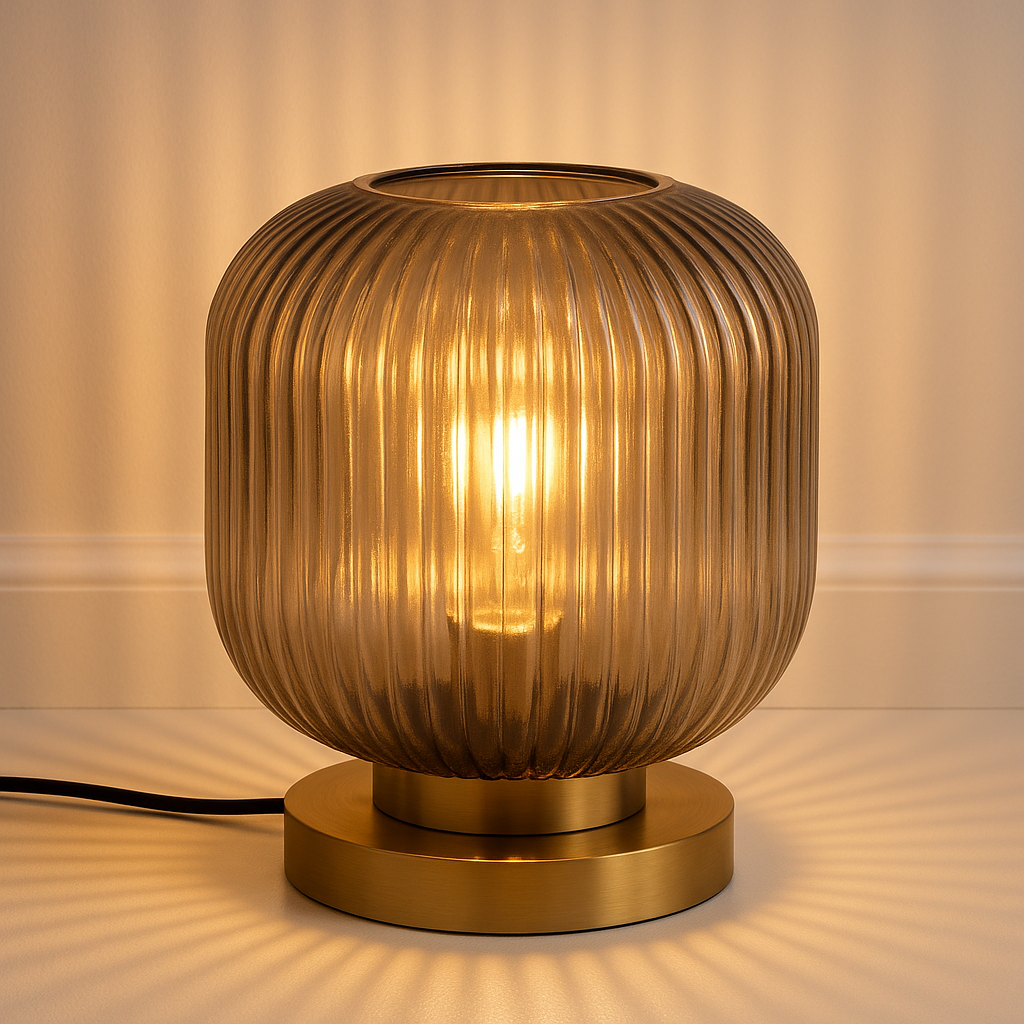 Luma – Minimalistische Glas-Schreibtischlampe