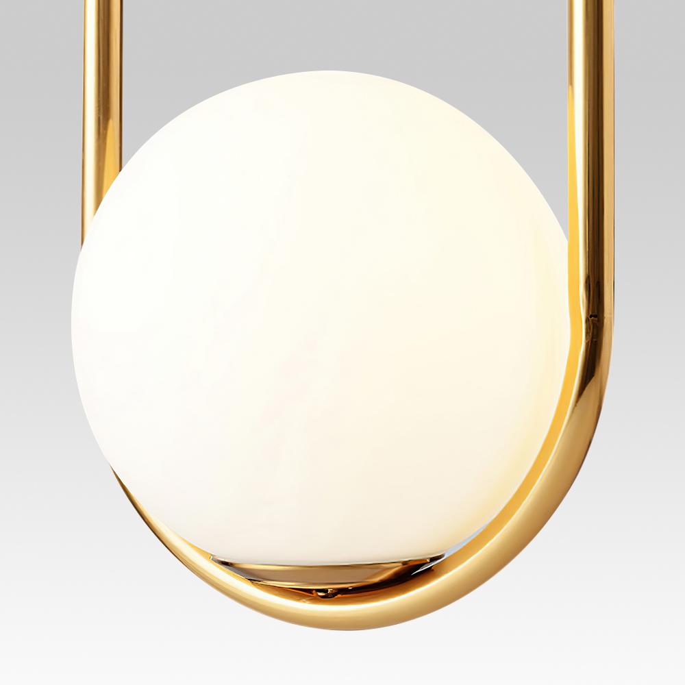 Bolzico – Schlichte Ball-Glas-Pendelleuchte