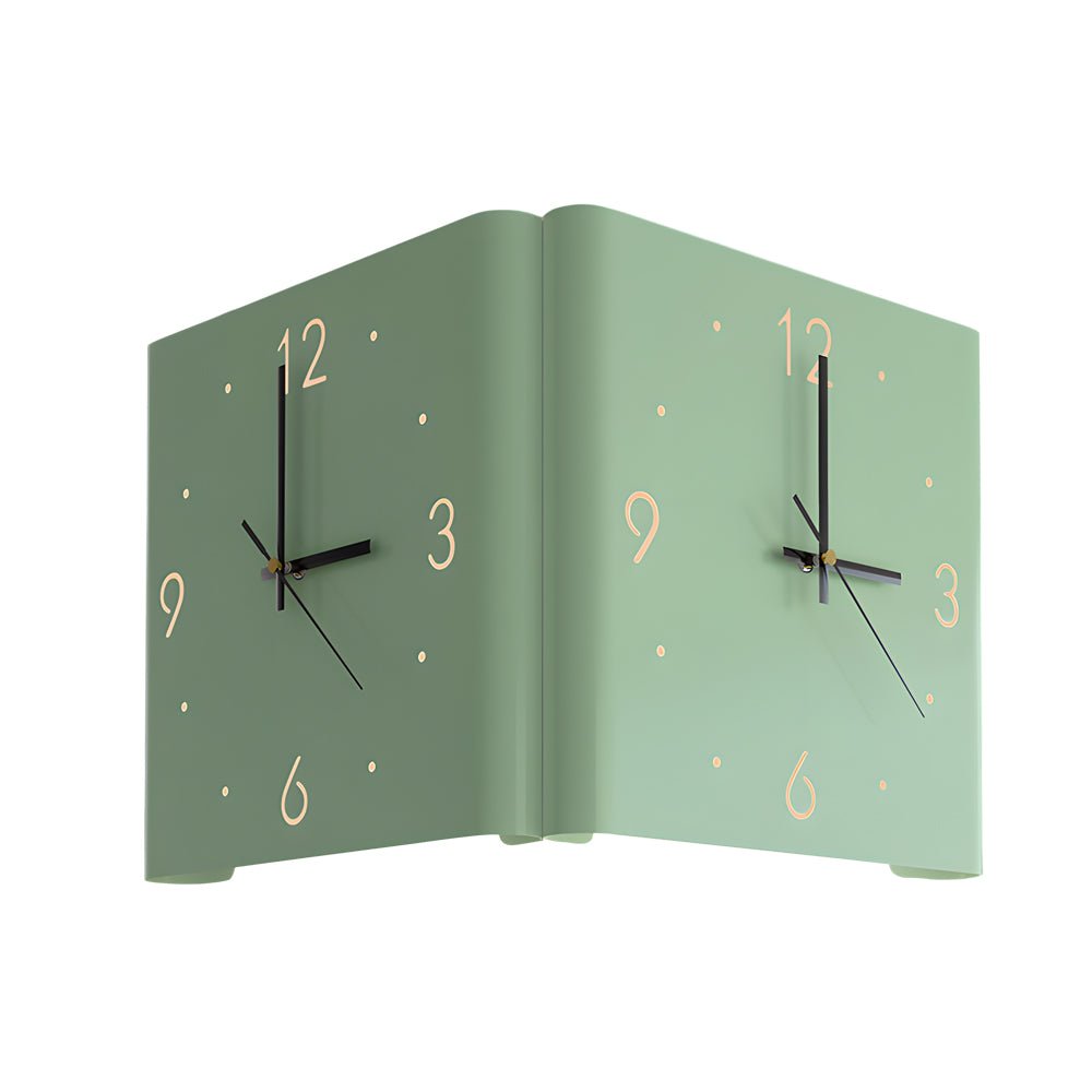 Elina – Doppelseitige Wandleuchte mit Uhr