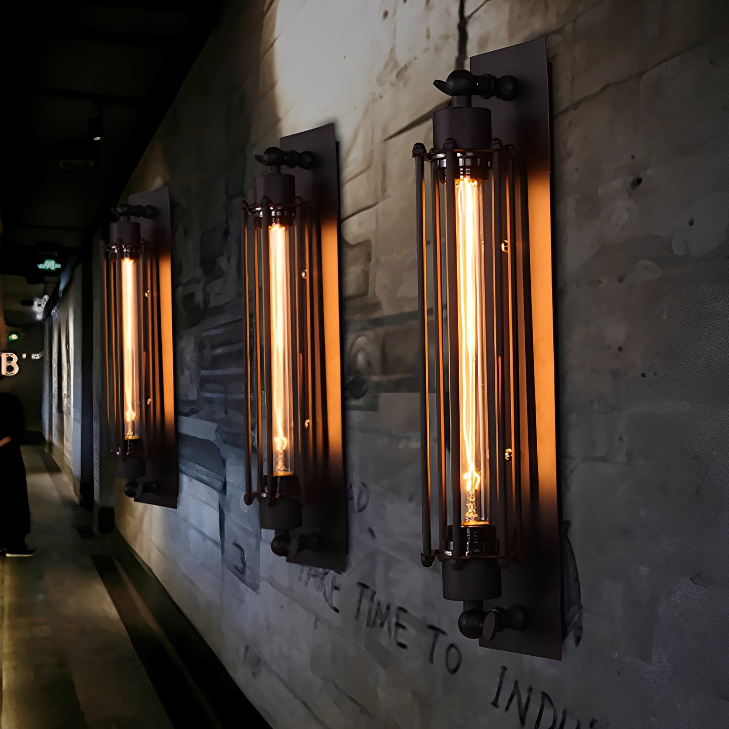 Kaya – Industrielle Retro Wandleuchte