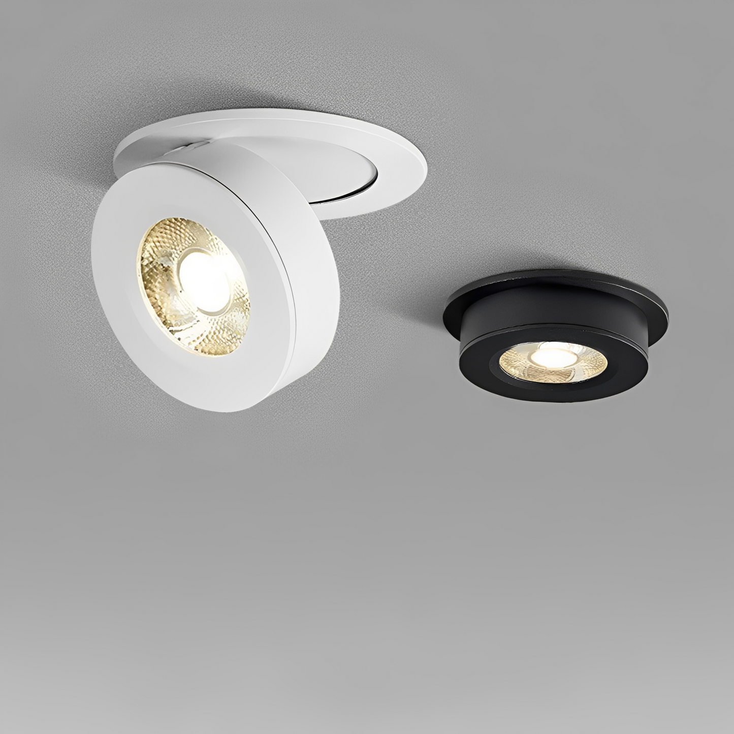 Theo – Schlichte Aluminium LED-Deckenleuchte
