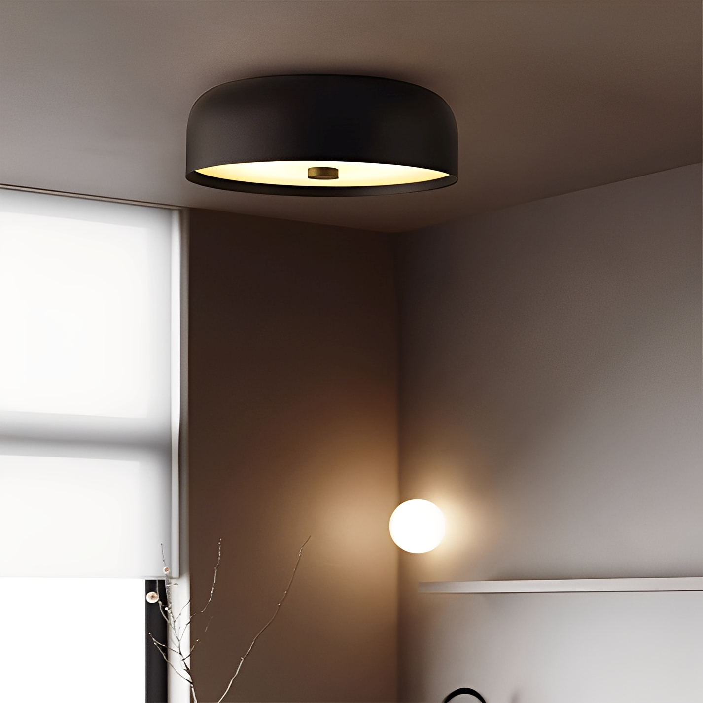 Tasha – Italienische Runde Minimalistische Deckenlampe