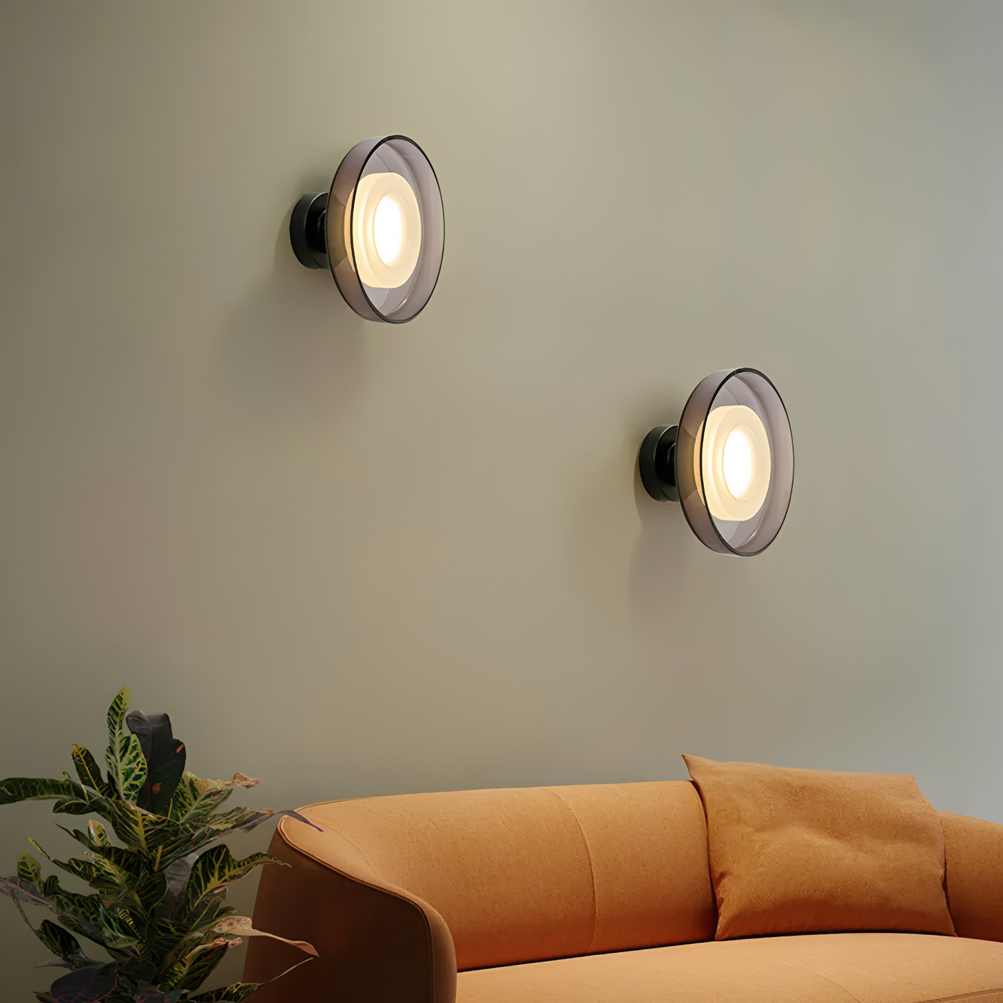 Shane – Nordic Minimalistische Glas LED Wandleuchte