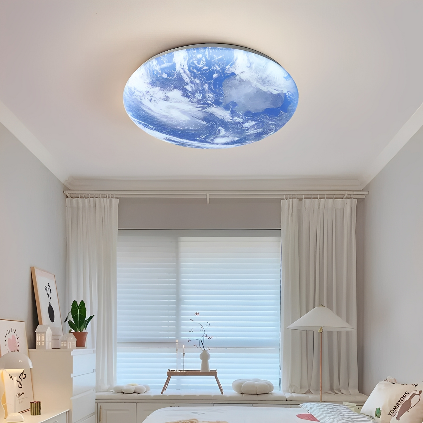 Kris – Moderne Mond-Runde LED-Deckenleuchte