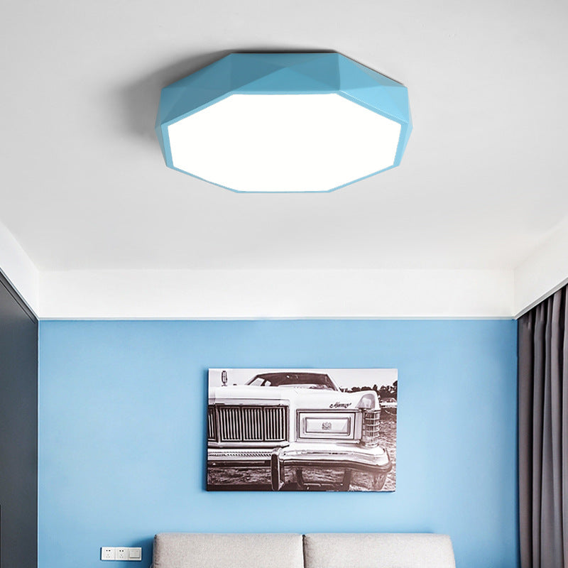 Marcial – Macaron LED Deckenlampe im Muschel-Polygon-Design