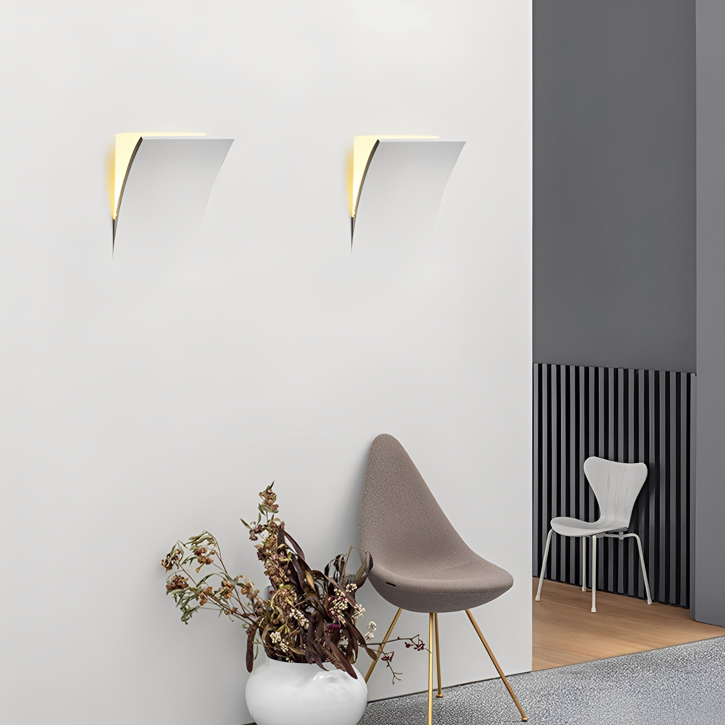 Aria – Moderne Eingebaute LED-Wandleuchte