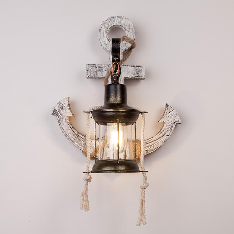 Dorian – Industrielle Retro-Wandleuchte im Anker-Design