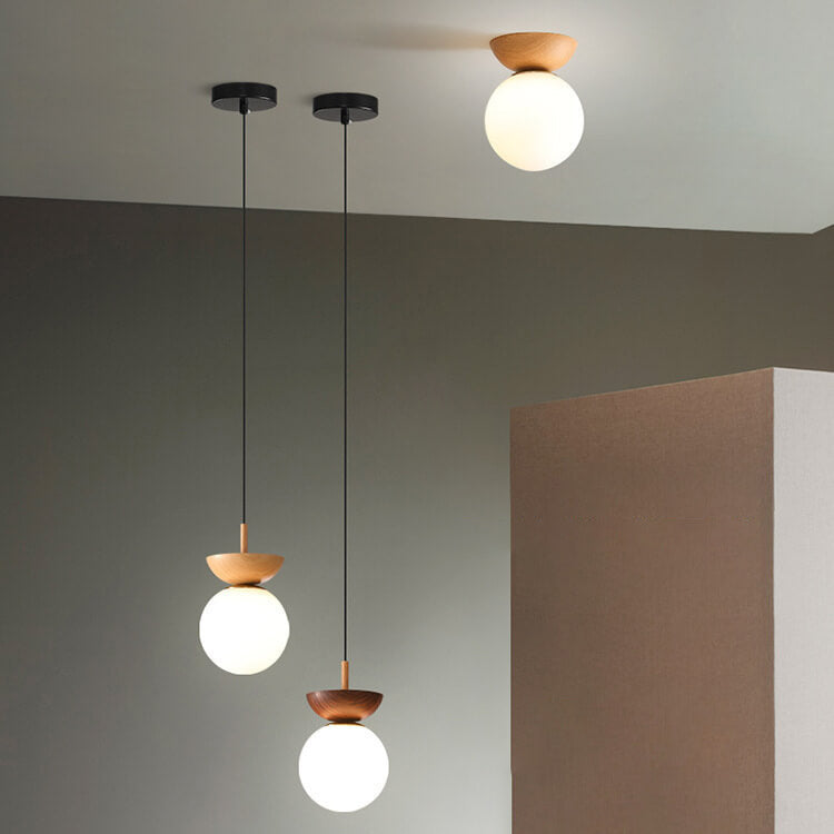 Nivara – Moderne Deckenlampe aus Holz