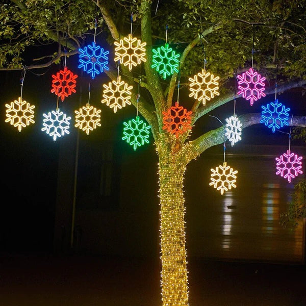 Yukina – Weihnachts-LED-Schneeflockenlicht